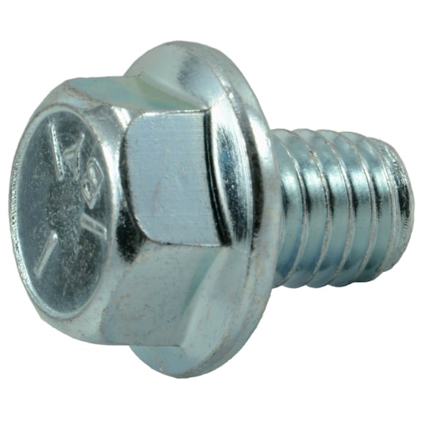 Midwest Fastener Grade 5, 3/8"-16 Flange Bolt, Zinc Plated Steel, 1/2 in L, 12 PK 34801 - main